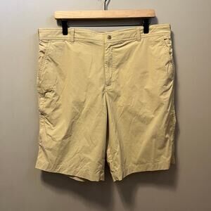 Coolibar Men’s Summer Casual Shorts‎ Size 36W UPF 50+ Tan Khaki